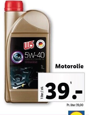 Lidl Motorolie tilbud