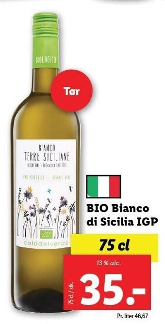 Bio bianco di sicilia igp
