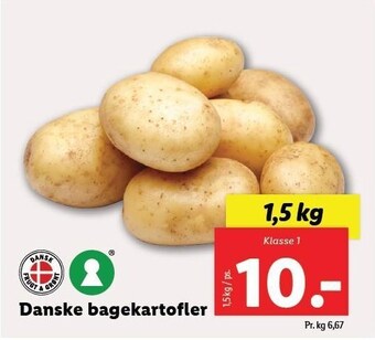 Lidl Danske bagekartofler tilbud