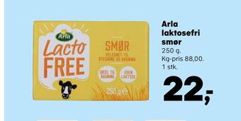 SuperBrugsen Arla laktosefri smør tilbud
