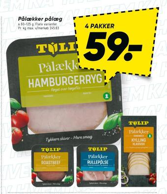 Bilka Pålækker pålæg tilbud