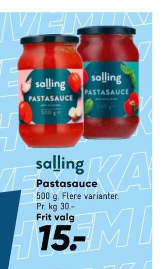 Bilka Pastasauce tilbud