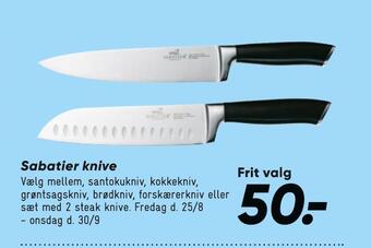 Bilka Sabatier knive tilbud