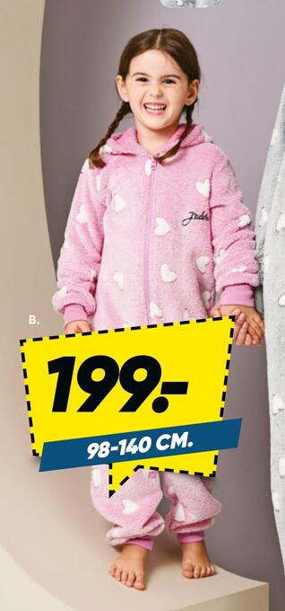 Bilka Fleece heldragt tilbud