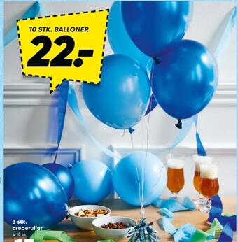 Bilka 10 stk. balloner tilbud