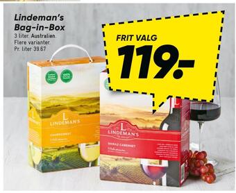 Bilka Lindeman's bag-in-box tilbud