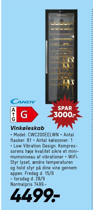 Bilka Vinkøleskab tilbud