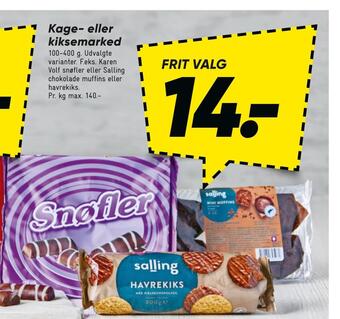 Bilka Kage- eller kiksemarked tilbud