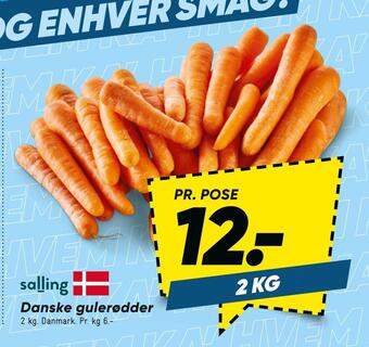 Bilka Danske gulerødder tilbud