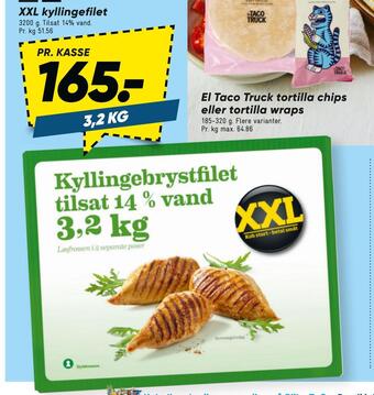 Bilka Xxl kyllingefilet tilbud