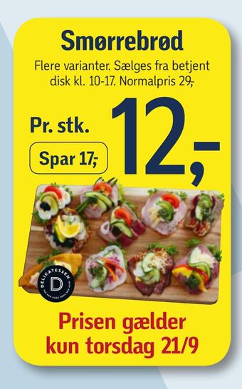 Føtex Smørrebrød tilbud