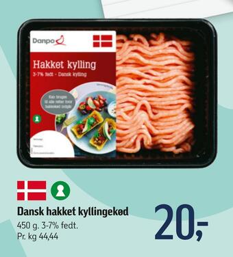 Føtex Dansk hakket kyllingekød tilbud