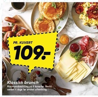 Bilka Klassisk brunch tilbud