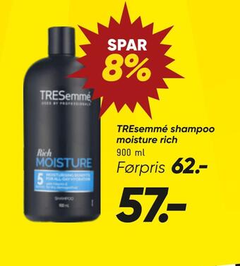 Bilka Tresemmé shampoo moisture rich tilbud
