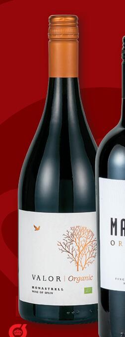 REMA 1000 Valor monastrell organic spansk økologisk rødvin tilbud