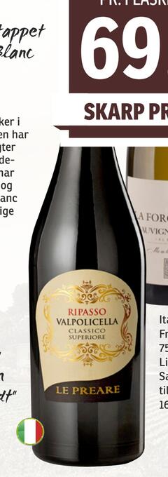 SPAR Le preare ripasso classico superiore tilbud