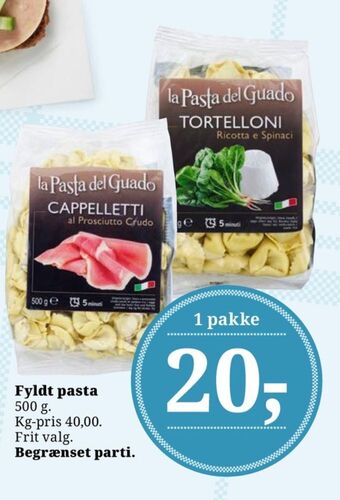 Dagli'Brugsen La pasta del guado pasta tilbud