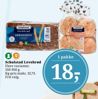 Dagli'Brugsen Levebrød multikerneboller tilbud