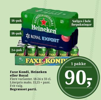 Dagli'Brugsen Heineken øl tilbud