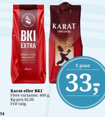Dagli'Brugsen Original kaffe formalet tilbud