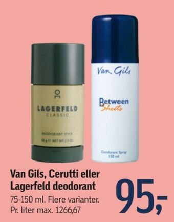 Føtex Van gils deospray tilbud