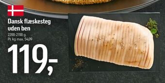 Føtex Ukendt flæskesteg tilbud