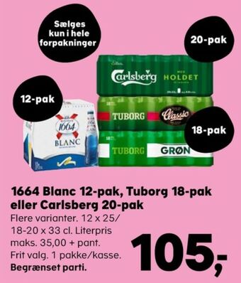 Kvickly Pilsner øl tilbud