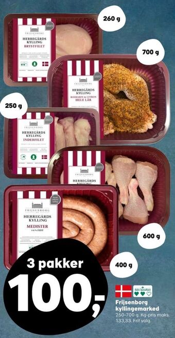Kvickly Frijsenborg kyllingebrystfilet tilbud