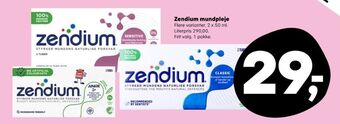 Kvickly Zendium tandpasta tilbud
