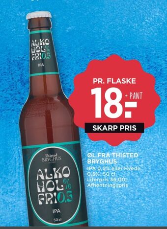 Hvede øl - alkoholfri
