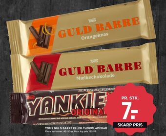 MENY Guldbarre chokoladebar orangeknas tilbud