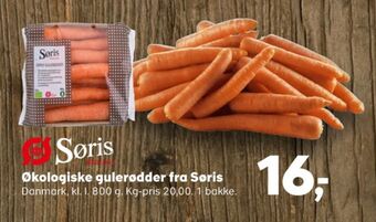 SuperBrugsen Søris gulerødder tilbud