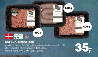SuperBrugsen Bornholmergrisen hakket grisekød tilbud