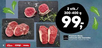 SuperBrugsen Premium ribeye tilbud