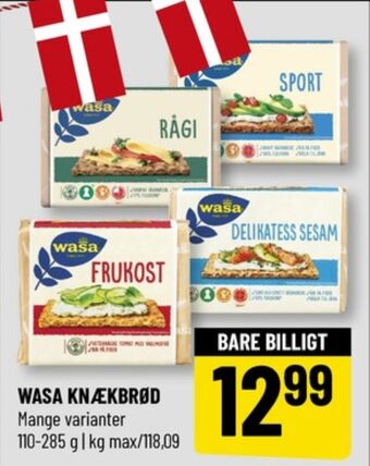 Løvbjerg Wasa knækbrød tilbud