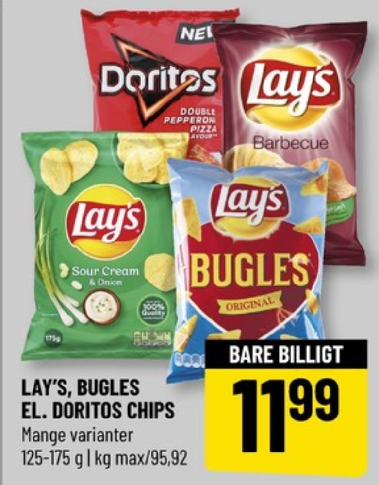 Doritos chips tilbud hos Løvbjerg