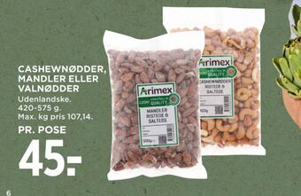 MENY Arimex mandler tilbud