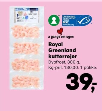 SuperBrugsen Royal greenland rejer tilbud