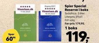 SuperBrugsen Ukendt sydafrikansk rødvin tilbud