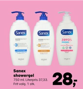 SuperBrugsen Sanex bodyshampoo tilbud