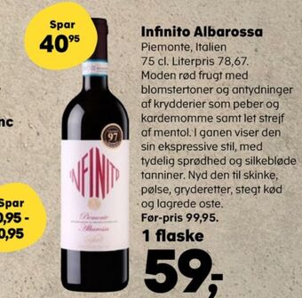 SuperBrugsen Ukendt italiensk rødvin tilbud
