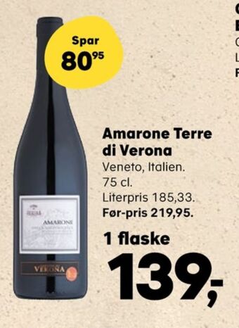 SuperBrugsen Ukendt italiensk rødvin tilbud