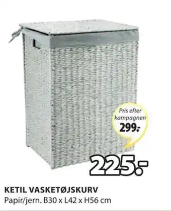 JYSK Ketil Vasketøjskurv tilbud