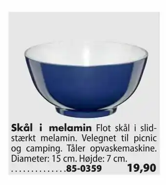 Skål i melamin