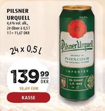 Scandinavian Park Pilsner urquell tilbud