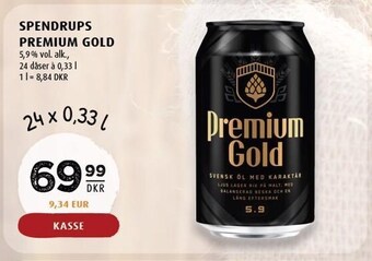 Scandinavian Park Spendrups premium gold tilbud