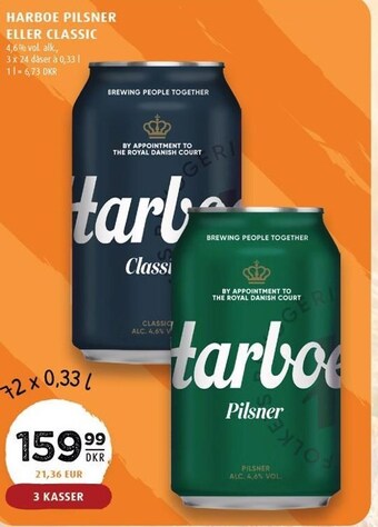 Scandinavian Park Harboe pilsner eller classic tilbud