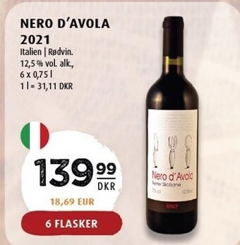 Scandinavian Park Nero d'avola 2021 tilbud