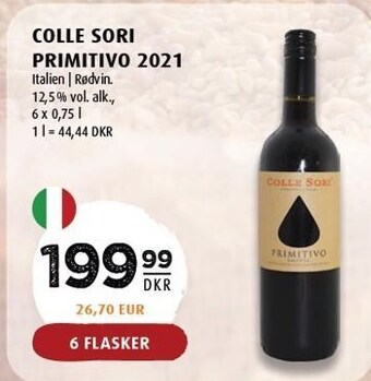 Scandinavian Park Colle sori primitivo 2021 tilbud