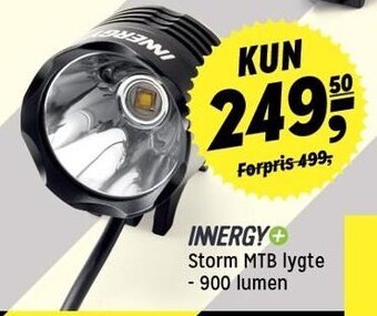Fri BikeShopOFFLINE Storm mtb lygte tilbud